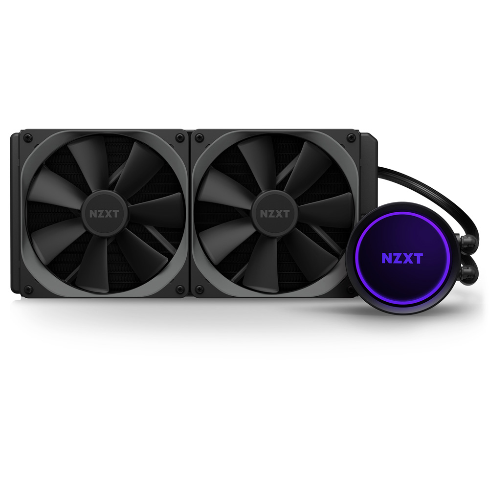 PC ryzen5 5600x NZXT簡易水冷クーラー Kraken-X63_front_with-